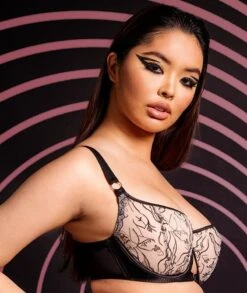 Scantilly Sex Education Balcony Bra - Black/Latte -BRASTOGO Sales scantilly sex education balcony bra black latte 10