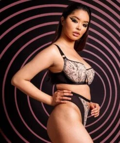 Scantilly Sex Education Balcony Bra - Black/Latte -BRASTOGO Sales scantilly sex education balcony bra black latte 11