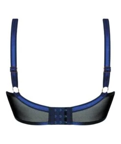 Scantilly Submission Plunge Bra - Black/Blue -BRASTOGO Sales scantilly submission plunge bra black blue 10