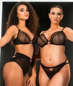 Scantilly Unchained Plunge Bra - Black -BRASTOGO Sales scantilly unchained plunge bra black 9