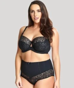 Panache Sculptresse Estel Full Cup Underwired Bra - Noir -BRASTOGO Sales sculptresse 9685 estel full cup underwired bra noir
