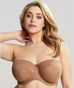 Panache Sculptresse Dana Strapless Moulded Underwired Bra - Caramel