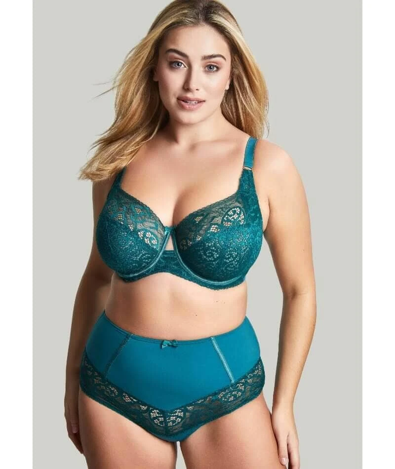 Panache Sculptresse Estel High Waist Brief - Emerald 5 Panache Sculptresse Estel High Waist Brief - Emerald - Image 3
