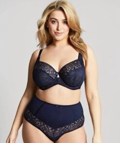 Panache Sculptresse Estel High Waist Brief - Navy -BRASTOGO Sales sculptresse estel full cup underwired bra navy2 ac9bcefa fab0 49be 9ca0 72ae1db01e95