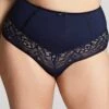 Panache Sculptresse Estel High Waist Brief - Navy -BRASTOGO Sales sculptresse estel high waist brief navy