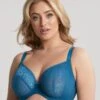 Panache Sculptresse Roxie Plunge Underwired Bra - Atlantic Blue -BRASTOGO Sales sculptresse roxie plunge underwired bra atlantic blue11