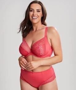 Panache Sculptresse Roxie High Waist Brief - Hot Coral -BRASTOGO Sales sculptresse roxie underwired plunge bra hot coral 5 d19a7bf1 75fd 4bc5 8080 49f7c8e4adc8