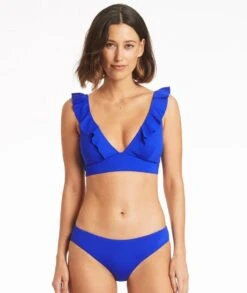 Sea Level Eco Essentials Hipster Bikini Brief - Cobalt -BRASTOGO Sales sea level eco essentials hipster bikini brief cobalt 3