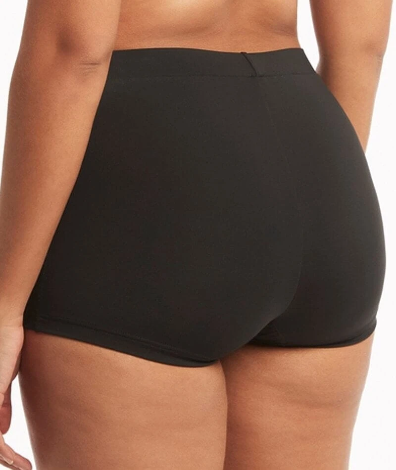 Sea Level Eco Essentials Katie Boyleg Swim Pant - Black 4 Sea Level Eco Essentials Katie Boyleg Swim Pant - Black - Image 2