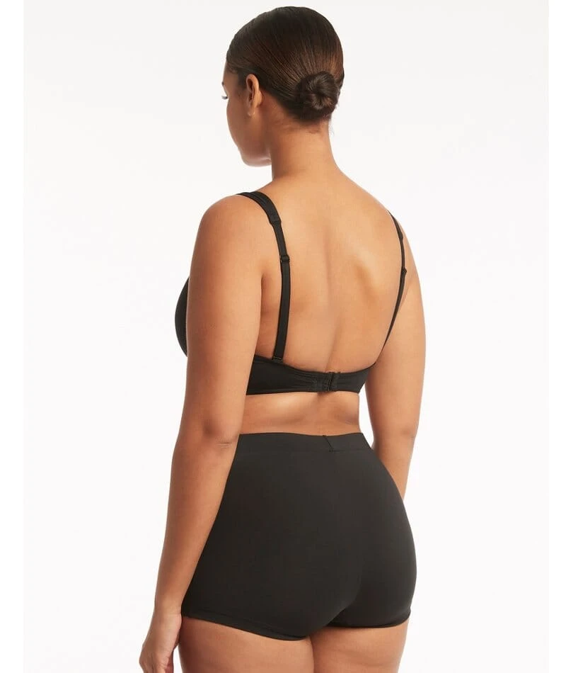 Sea Level Eco Essentials Katie Boyleg Swim Pant - Black 6 Sea Level Eco Essentials Katie Boyleg Swim Pant - Black - Image 4