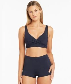 Sea Level Eco Essentials Katie Boyleg Swim Pant - Night Sky -BRASTOGO Sales sea level eco essentials katie boyleg swim pant night sky 4