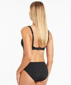 Sea Level Eco Essentials Square Neck Bikini Top - Black -BRASTOGO Sales sea level eco essentials square neck bikini top black 3