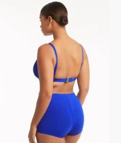 Sea Level Eco Essentials Twist Front DD-E Cup Bikini Top - Cobalt -BRASTOGO Sales sea level eco essentials twist front dd e cup bikini top cobalt 2