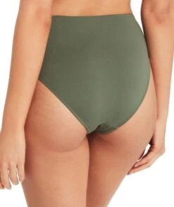 BRASTOGO Sales -BRASTOGO Sales sea level essentials retro high waist bikini brief khaki 3