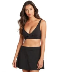 Sea Level Essentials Swim Skirt - Black -BRASTOGO Sales sea level essentials swim skirt black 2