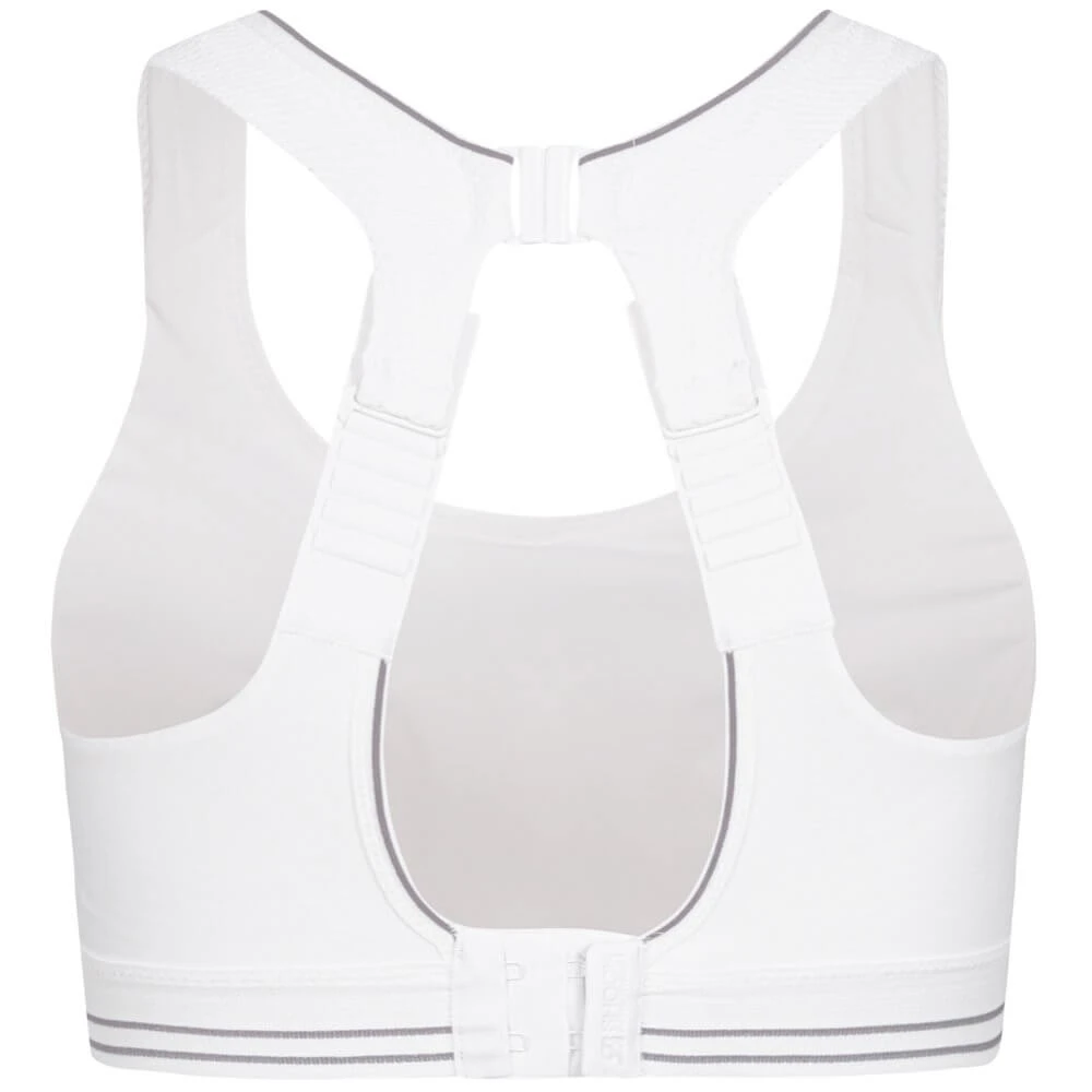 Shock Absorber Ultimate Run Wirefree Sports Bra - White/Silver 7 Shock Absorber Ultimate Run Wirefree Sports Bra - White/Silver - Image 5