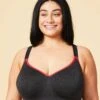Sugar Candy Crush Fuller Bust Seamless F-HH Cup Wirefree Lounge Bra - Charcoal -BRASTOGO Sales sugar candy crush fuller bust seamless f hh cup lounge bra charcoal1