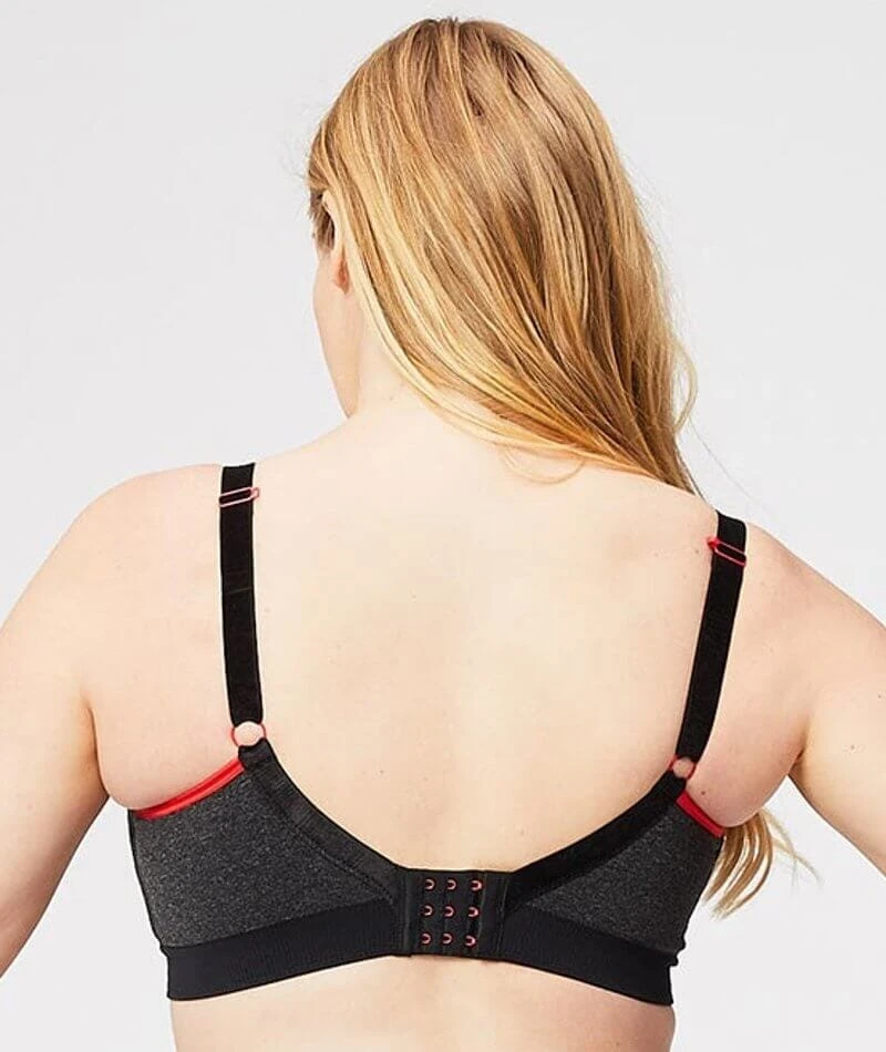 Sugar Candy Crush Fuller Bust Seamless F-HH Cup Wirefree Nursing Bra - Charcoal 4 Sugar Candy Crush Fuller Bust Seamless F-HH Cup Wirefree Nursing Bra - Charcoal - Image 2