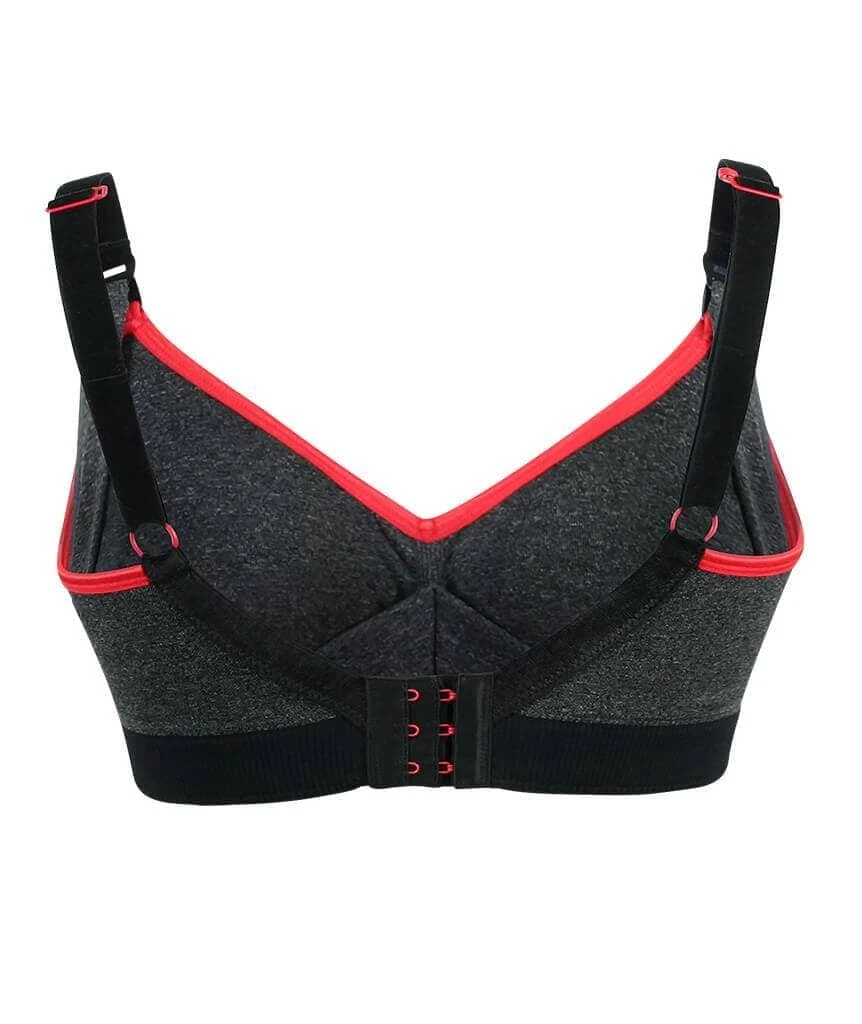 Sugar Candy Crush Fuller Bust Seamless F-HH Cup Wirefree Nursing Bra - Charcoal 10 Sugar Candy Crush Fuller Bust Seamless F-HH Cup Wirefree Nursing Bra - Charcoal - Image 8