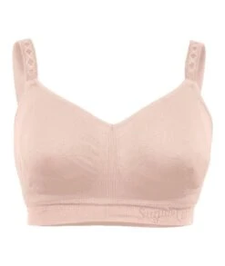 Sugar Candy Fuller Bust Seamless F-HH Cup Wirefree Lounge Bra - Beige -BRASTOGO Sales sugar candy fuller bust seamless everyday bra nude 4