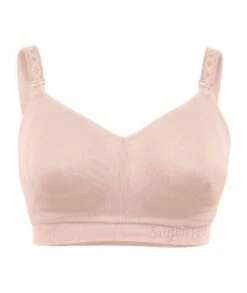 Cake Maternity Popping Candy Fuller Bust Seamless F-HH Cup Wirefree Nursing Bra - Nude -BRASTOGO Sales sugar candy fuller bust seamless nursing bra nude 4