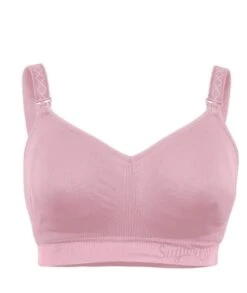Cake Maternity Popping Candy Fuller Bust Seamless F-HH Cup Wirefree Nursing Bra - Pink -BRASTOGO Sales sugar candy fuller bust seamless nursing bra pink 5