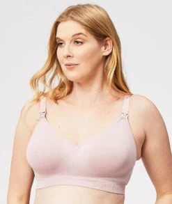 Cake Maternity Popping Candy Fuller Bust Seamless F-HH Cup Wirefree Nursing Bra - Pink