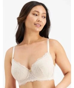 Temple Luxe By Berlei Lace Full Cup Contour Bra - New Pastel Rose
