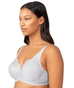 Triumph Embroidered Minimiser Bra 2 Pack - Green/Grey -BRASTOGO Sales triumph embroidered minimiser bra 2 pack green grey5