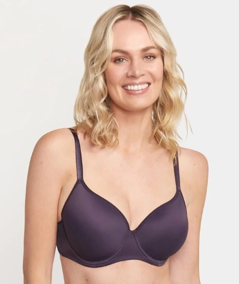 Triumph Gorgeous Luxury T-Shirt 2 Pack Bra - Tea Rose/Dark Grey 4 Triumph Gorgeous Luxury T-Shirt 2 Pack Bra - Tea Rose/Dark Grey - Image 2