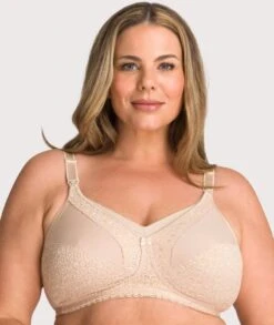 Triumph Lace Wirefree Maternity Bra - Nude