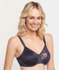 Triumph Lacy Minimizer 2 Pack Bra - Tea Rose/Dark Grey -BRASTOGO Sales triumph lacy minimizer 2 pack bra tea rose dark grey2