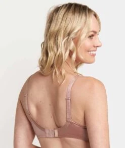 Triumph Lacy Minimizer 2 Pack Bra - Tea Rose/Dark Grey -BRASTOGO Sales triumph lacy minimizer 2 pack bra tea rose dark grey5